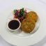Smoked Ocean Trout Thai Fish Cakes with Thai Salad and Chilli Sauce